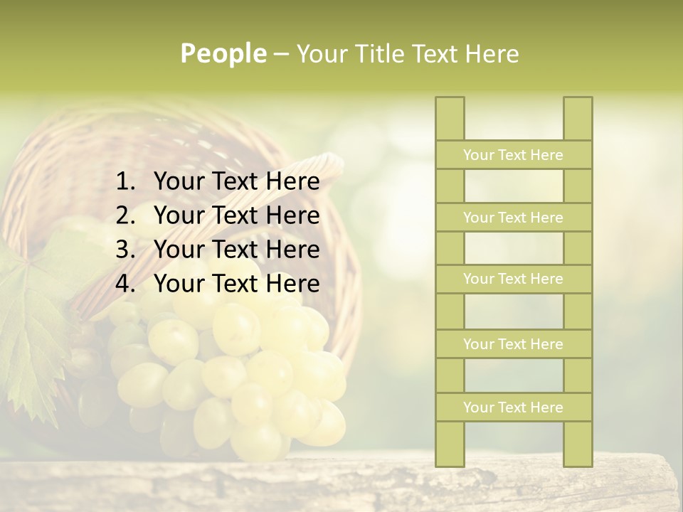 Wholesome Basket Closeup PowerPoint Template