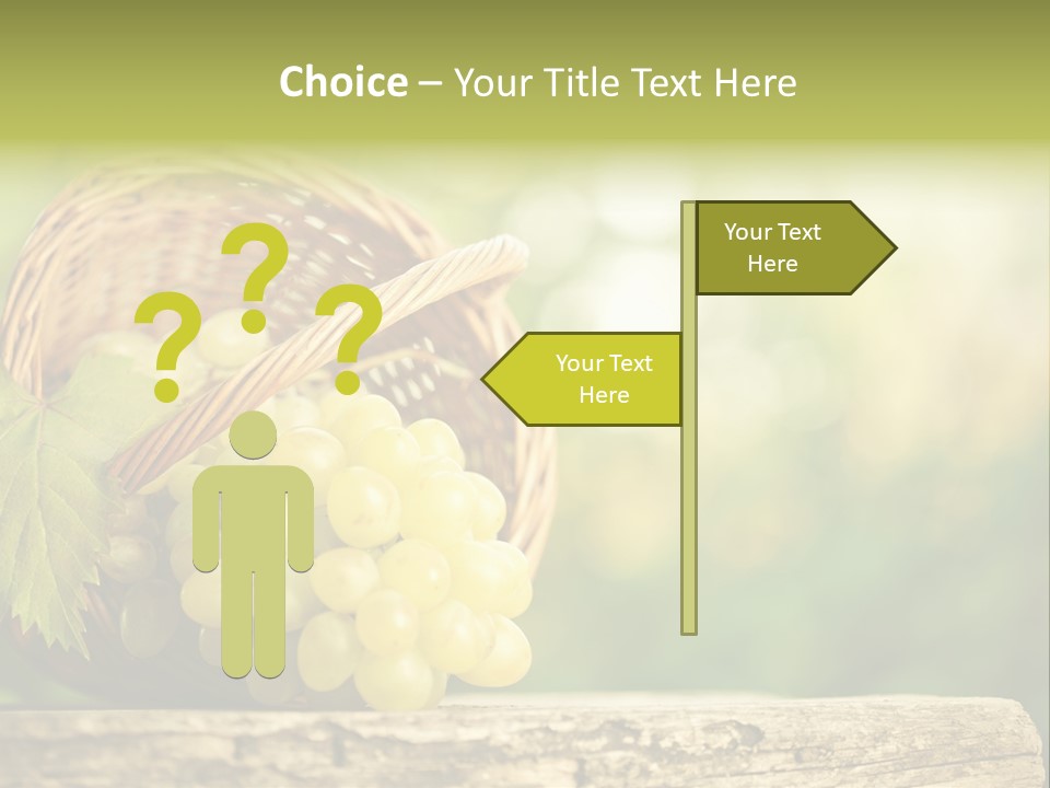 Wholesome Basket Closeup PowerPoint Template