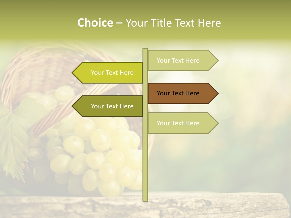 Wholesome Basket Closeup PowerPoint Template