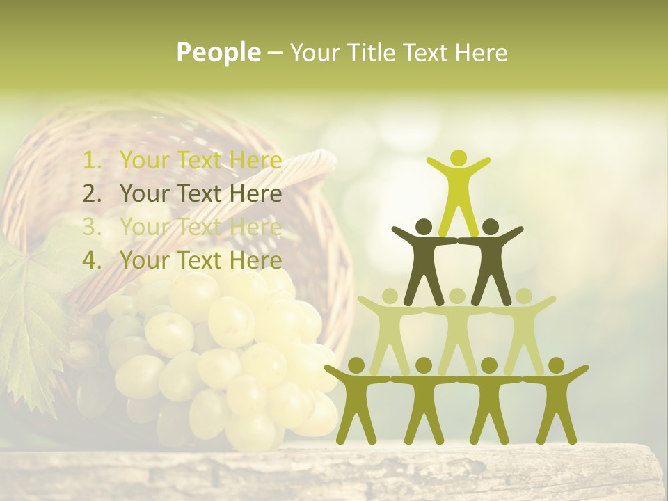 Wholesome Basket Closeup PowerPoint Template