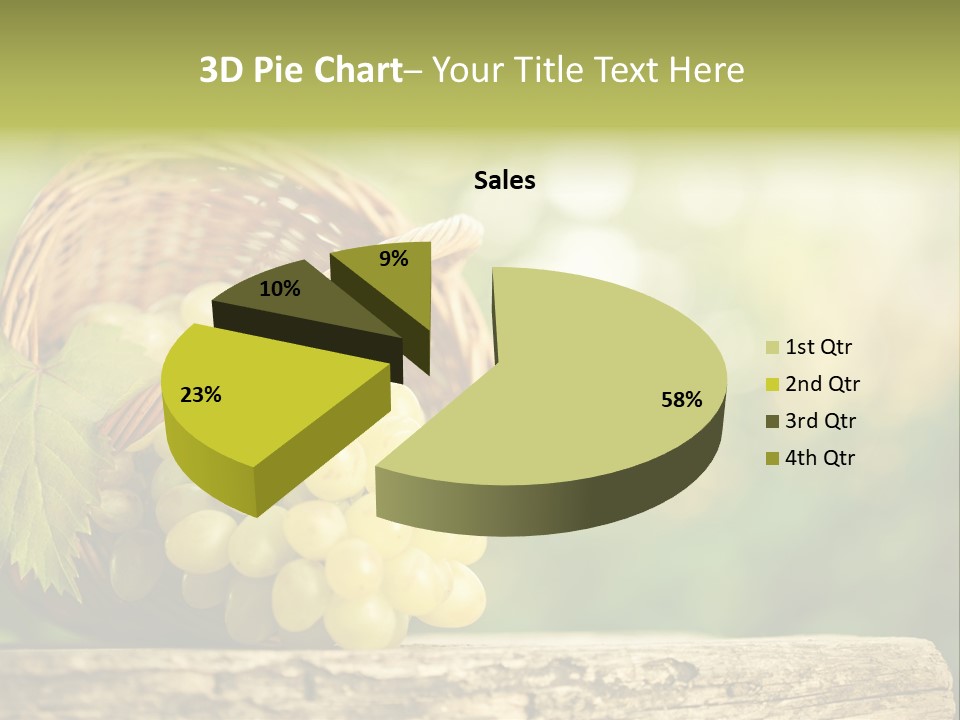 Wholesome Basket Closeup PowerPoint Template
