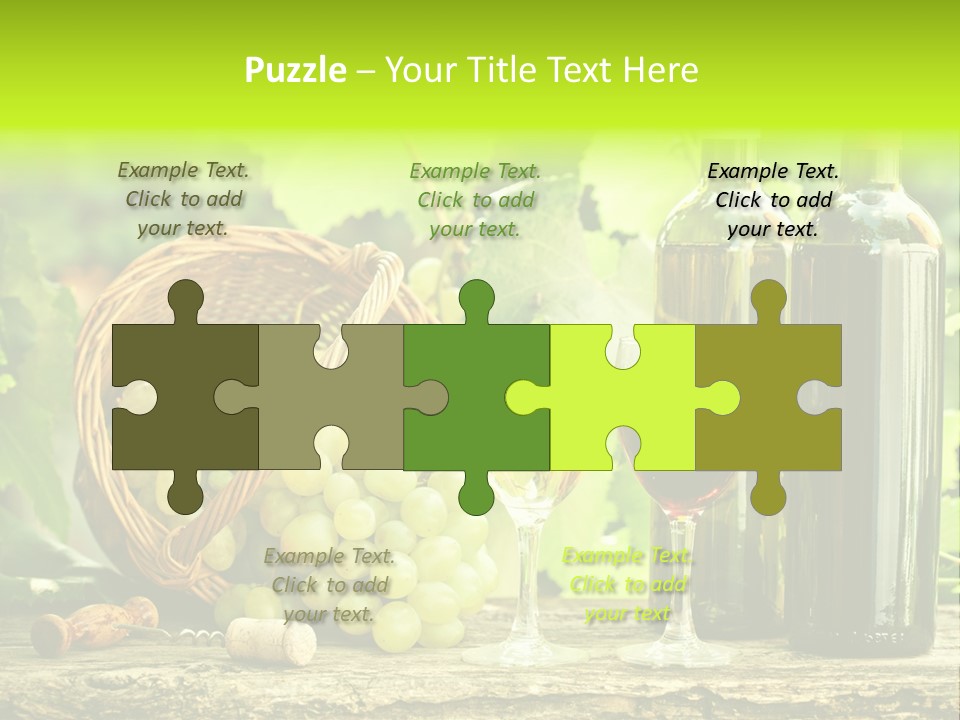 Natural Bunch Background PowerPoint Template