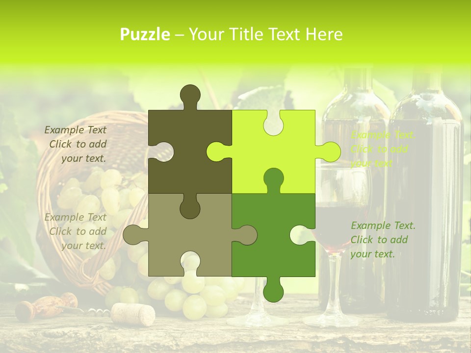 Natural Bunch Background PowerPoint Template