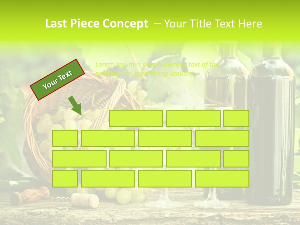 Natural Bunch Background PowerPoint Template