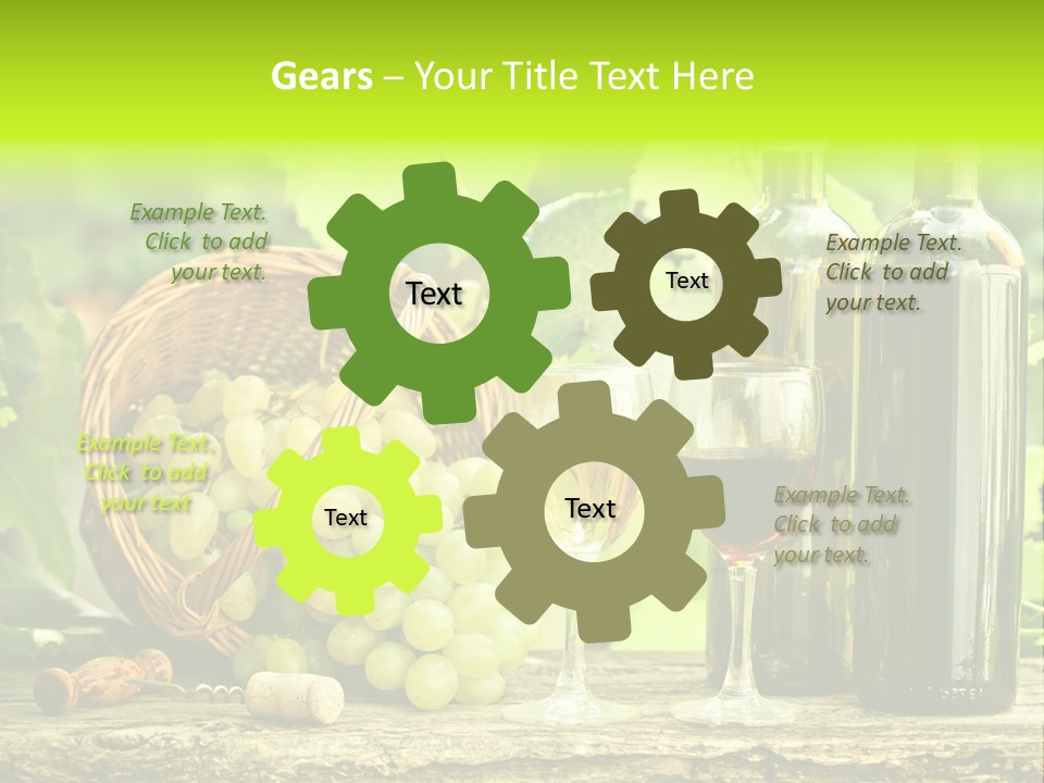 Natural Bunch Background PowerPoint Template