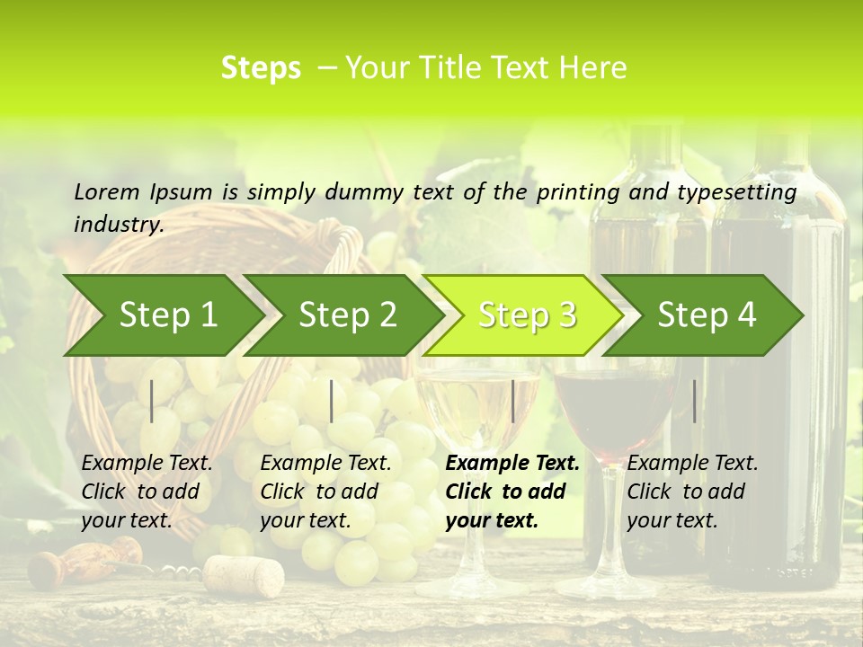 Natural Bunch Background PowerPoint Template