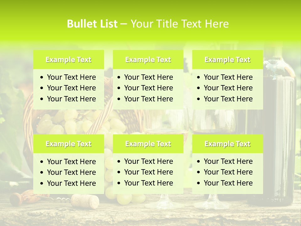 Natural Bunch Background PowerPoint Template