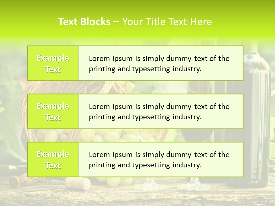 Natural Bunch Background PowerPoint Template