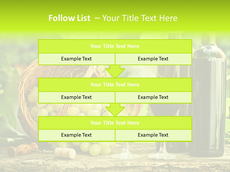 Natural Bunch Background PowerPoint Template