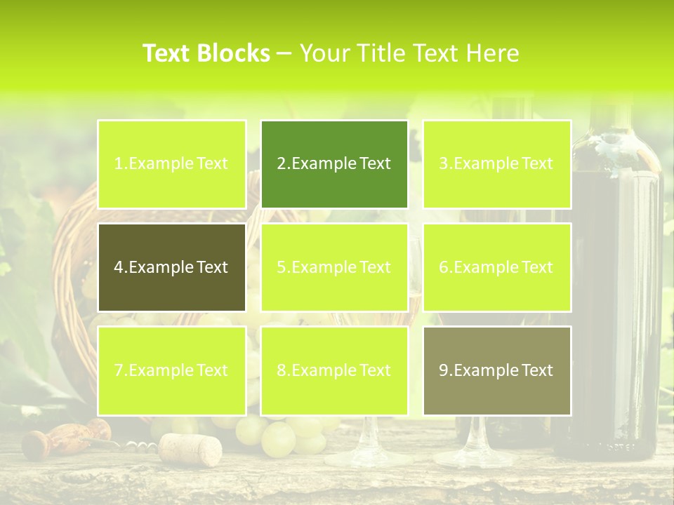 Natural Bunch Background PowerPoint Template