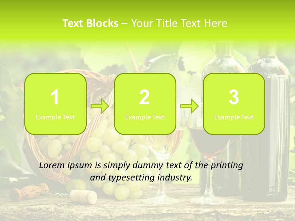 Natural Bunch Background PowerPoint Template