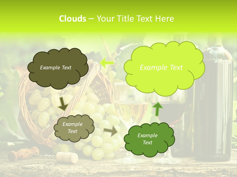 Natural Bunch Background PowerPoint Template