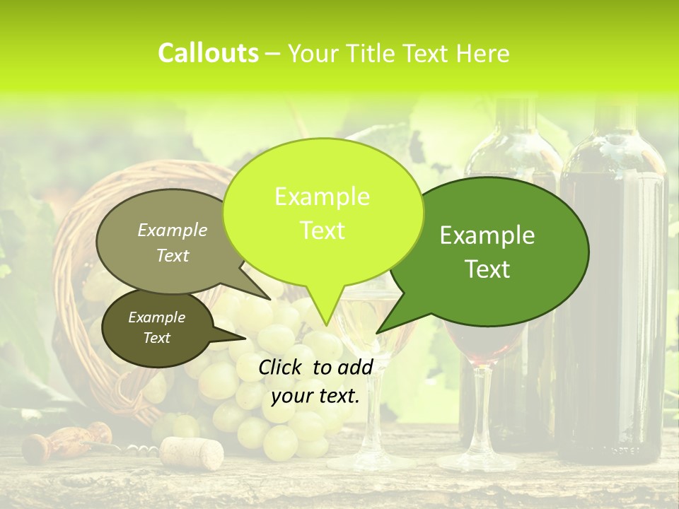 Natural Bunch Background PowerPoint Template