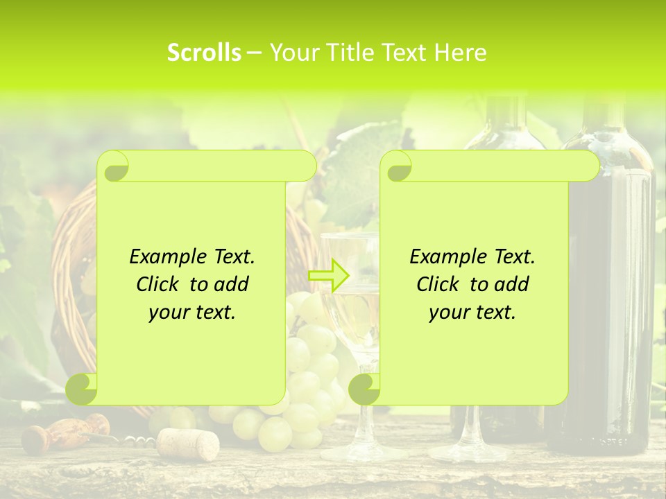 Natural Bunch Background PowerPoint Template
