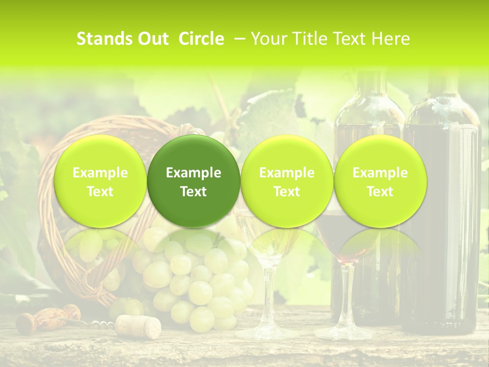 Natural Bunch Background PowerPoint Template