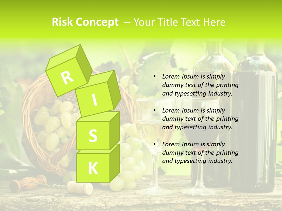 Natural Bunch Background PowerPoint Template