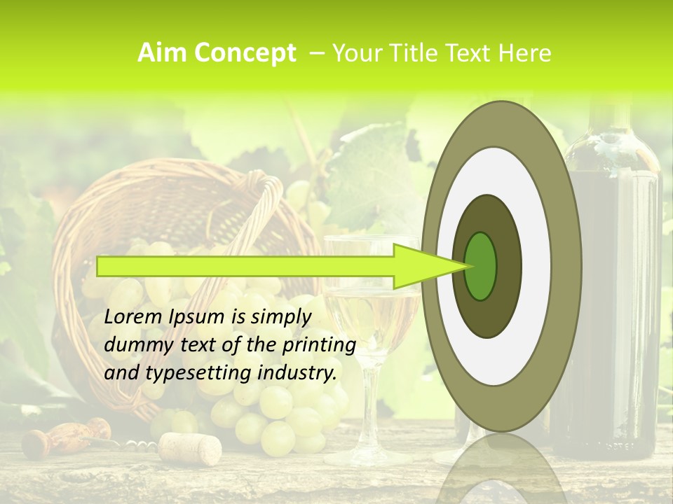 Natural Bunch Background PowerPoint Template