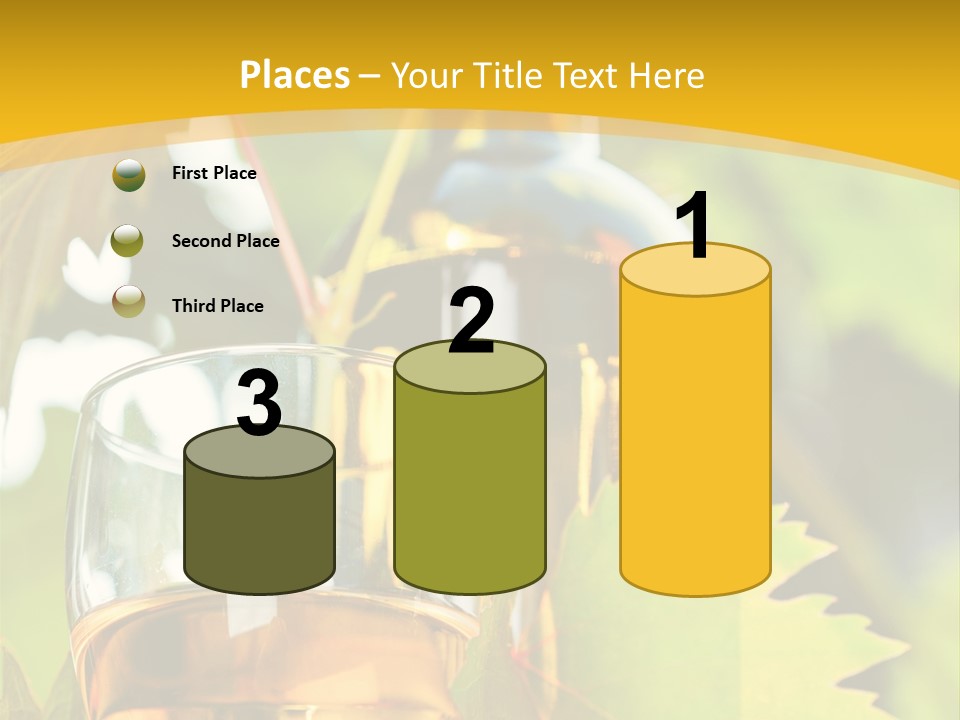 Harvest Vertical Plant PowerPoint Template