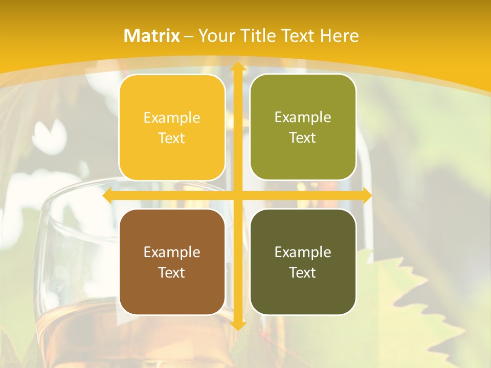 Harvest Vertical Plant PowerPoint Template