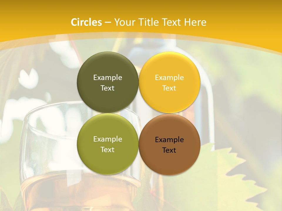 Harvest Vertical Plant PowerPoint Template