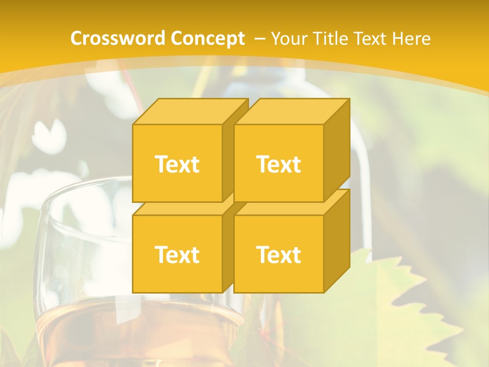 Harvest Vertical Plant PowerPoint Template