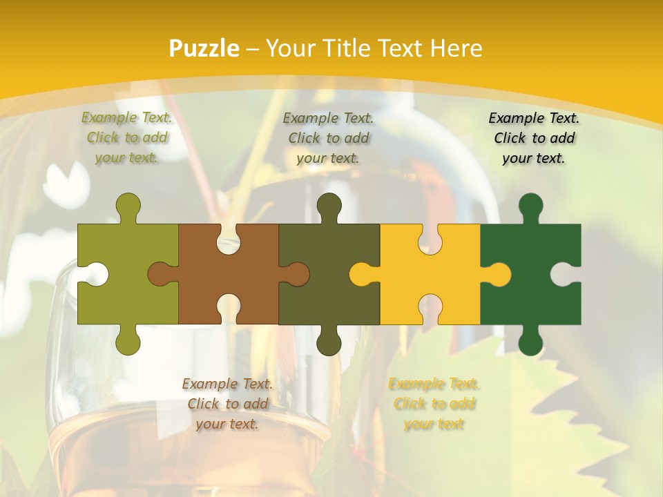 Harvest Vertical Plant PowerPoint Template