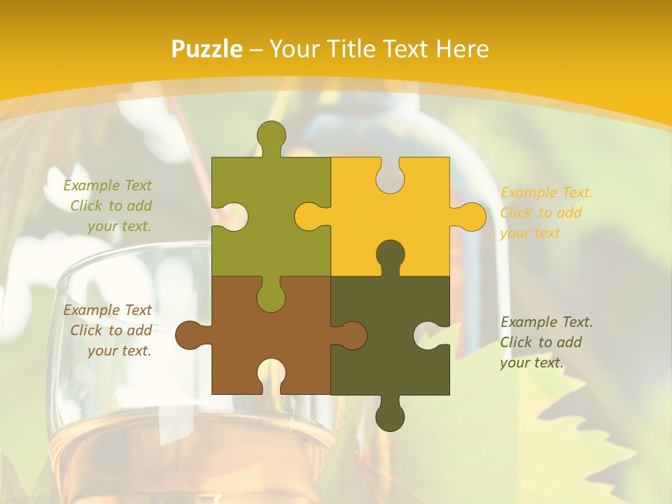 Harvest Vertical Plant PowerPoint Template