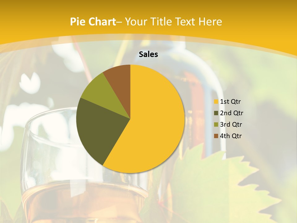 Harvest Vertical Plant PowerPoint Template
