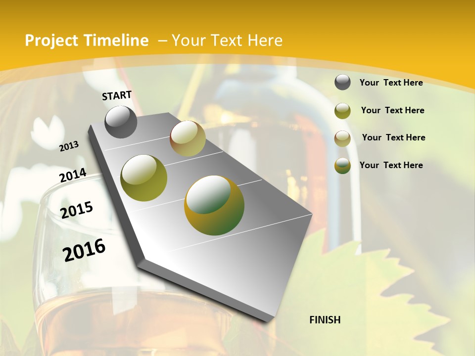 Harvest Vertical Plant PowerPoint Template
