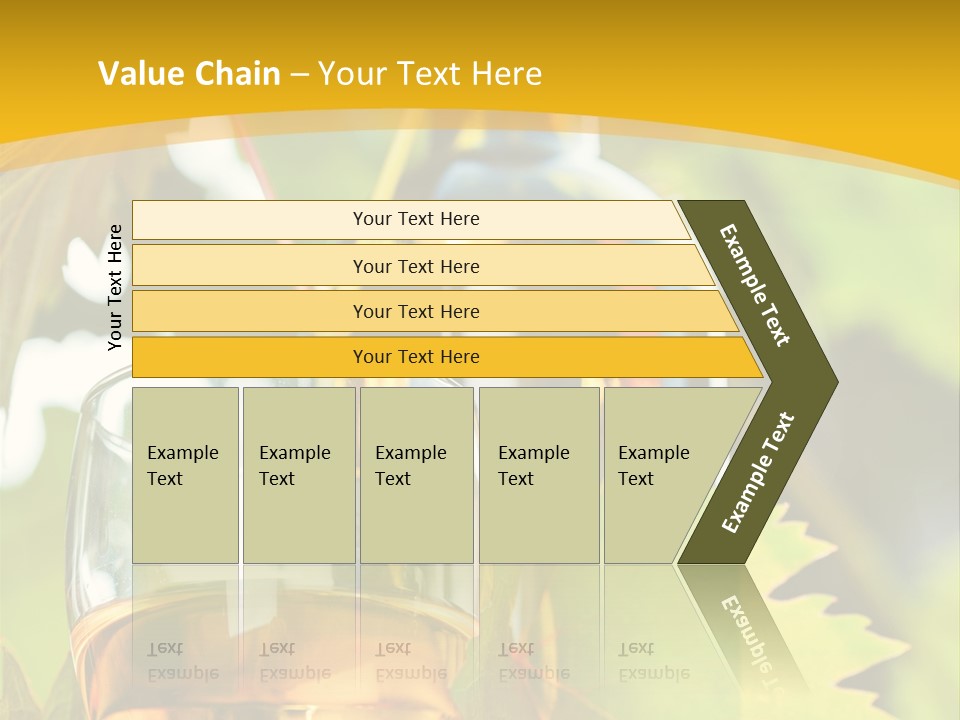 Harvest Vertical Plant PowerPoint Template