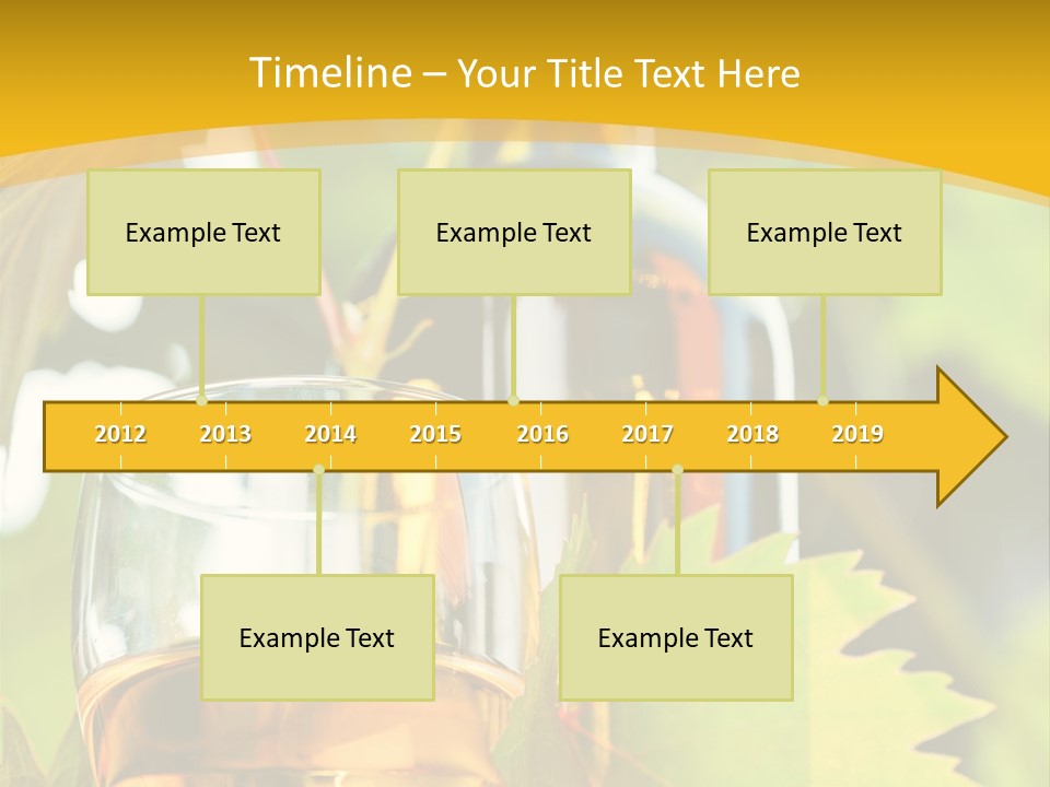 Harvest Vertical Plant PowerPoint Template