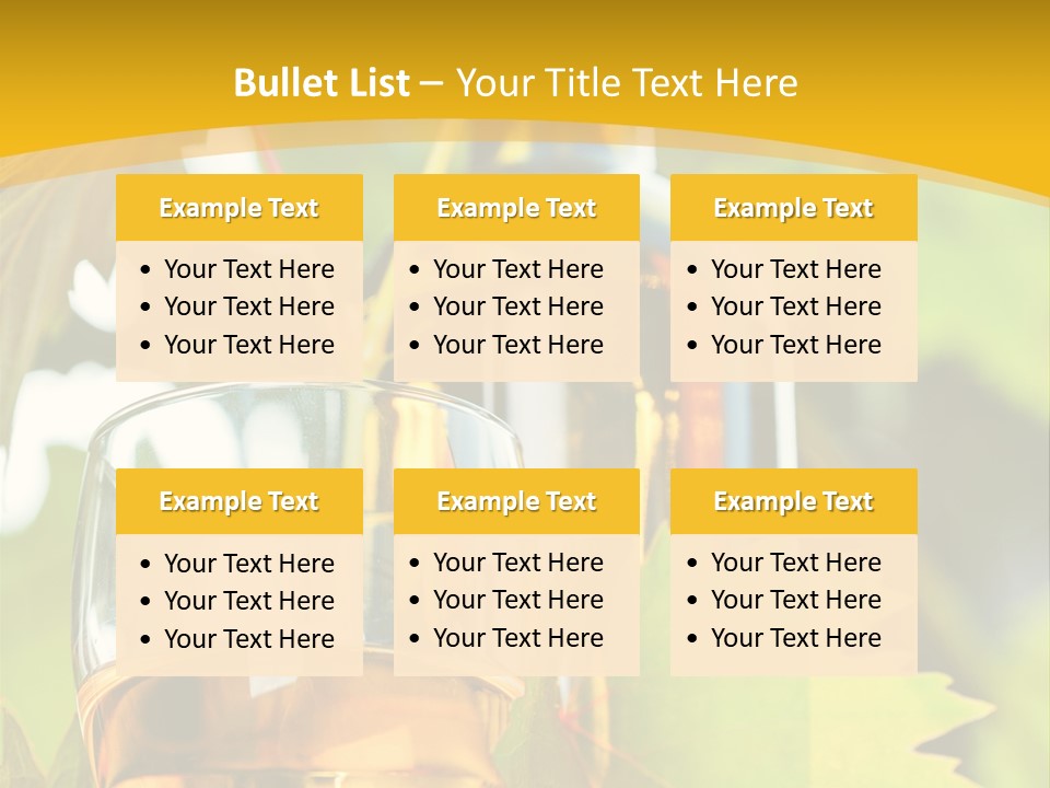 Harvest Vertical Plant PowerPoint Template