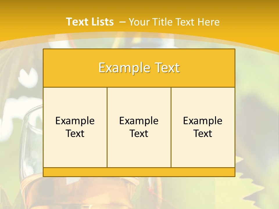 Harvest Vertical Plant PowerPoint Template