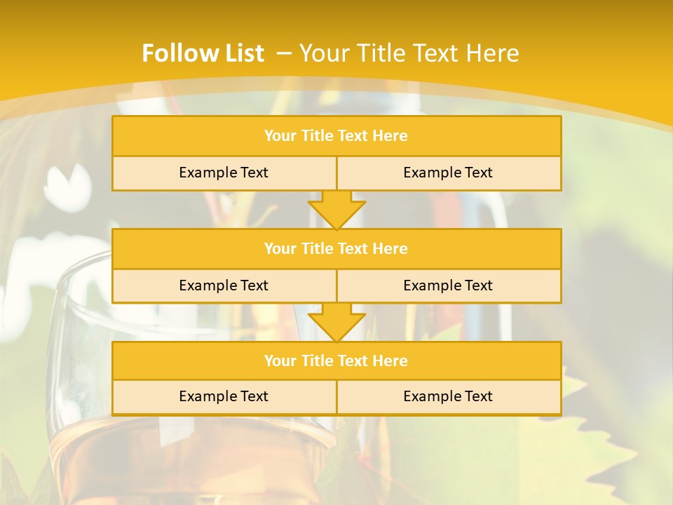 Harvest Vertical Plant PowerPoint Template