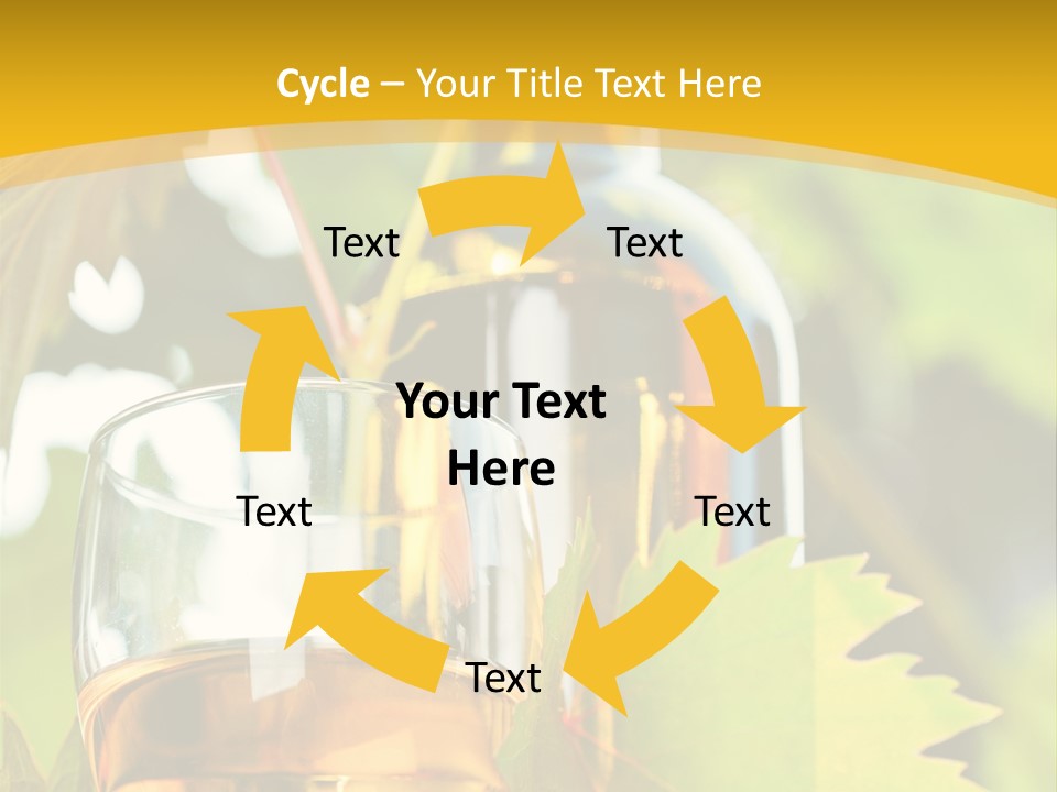 Harvest Vertical Plant PowerPoint Template