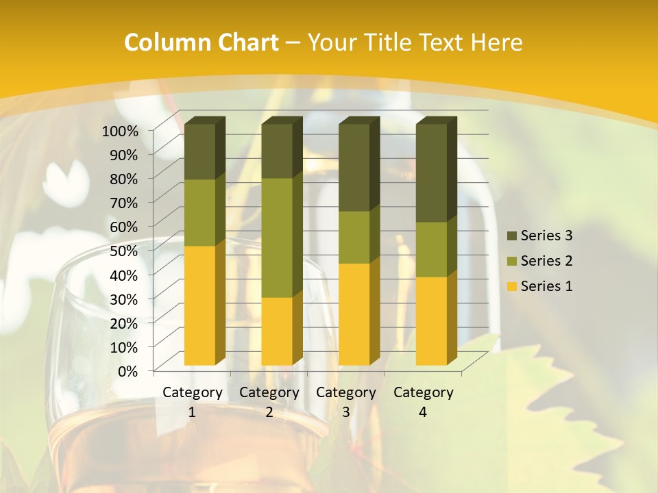 Harvest Vertical Plant PowerPoint Template