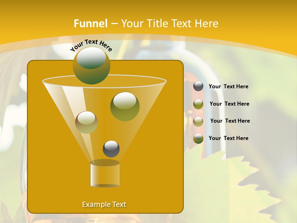 Harvest Vertical Plant PowerPoint Template