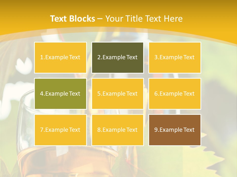 Harvest Vertical Plant PowerPoint Template