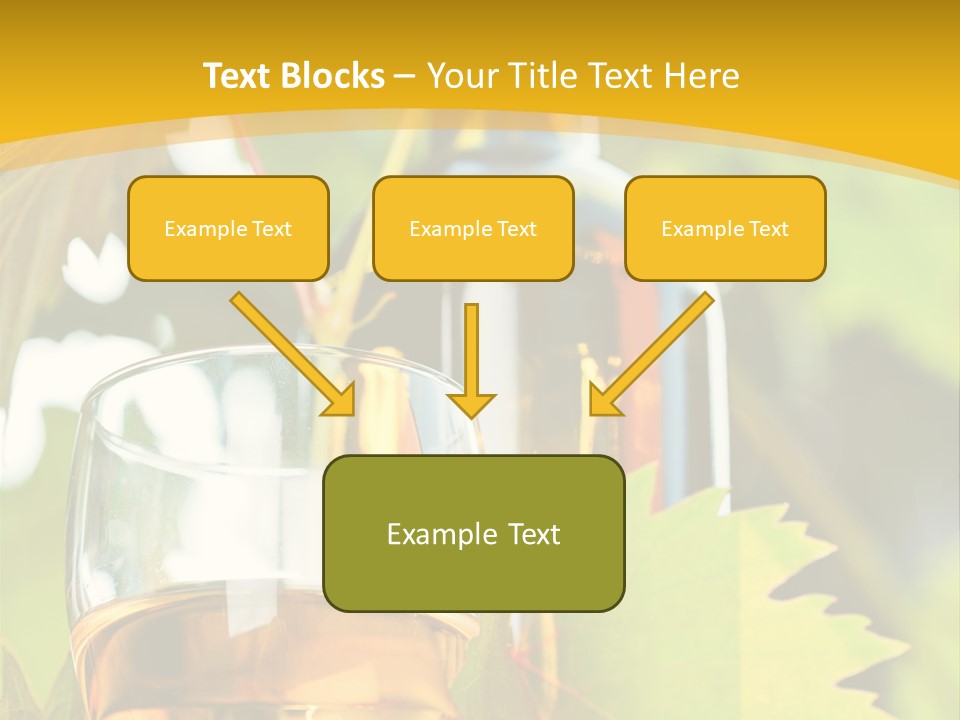 Harvest Vertical Plant PowerPoint Template