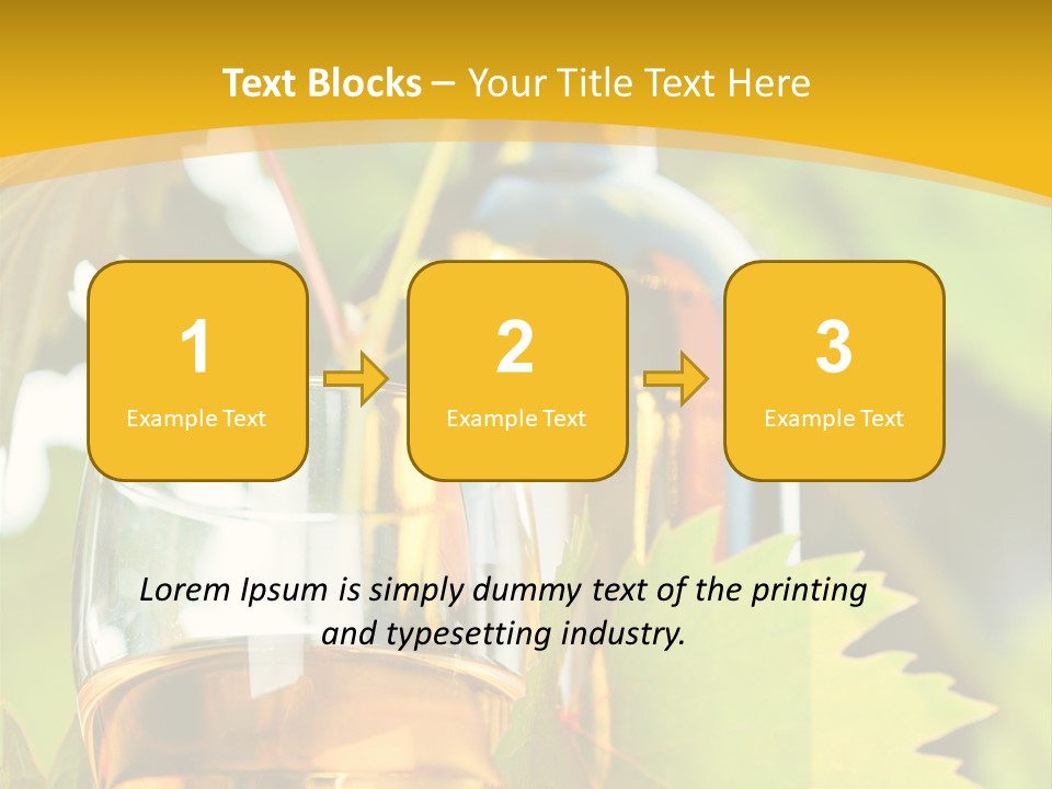 Harvest Vertical Plant PowerPoint Template
