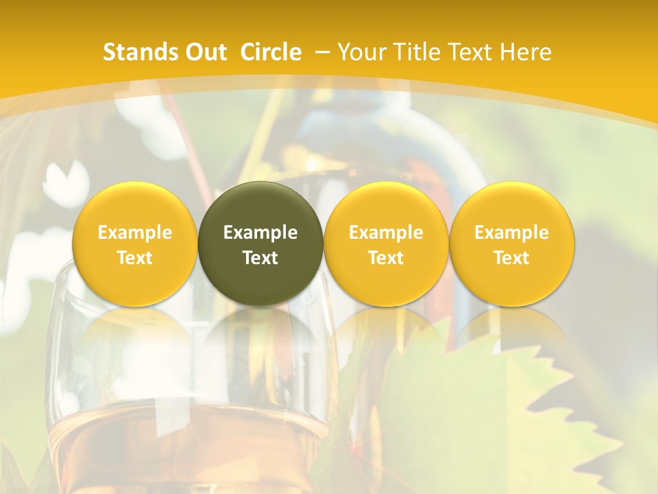 Harvest Vertical Plant PowerPoint Template