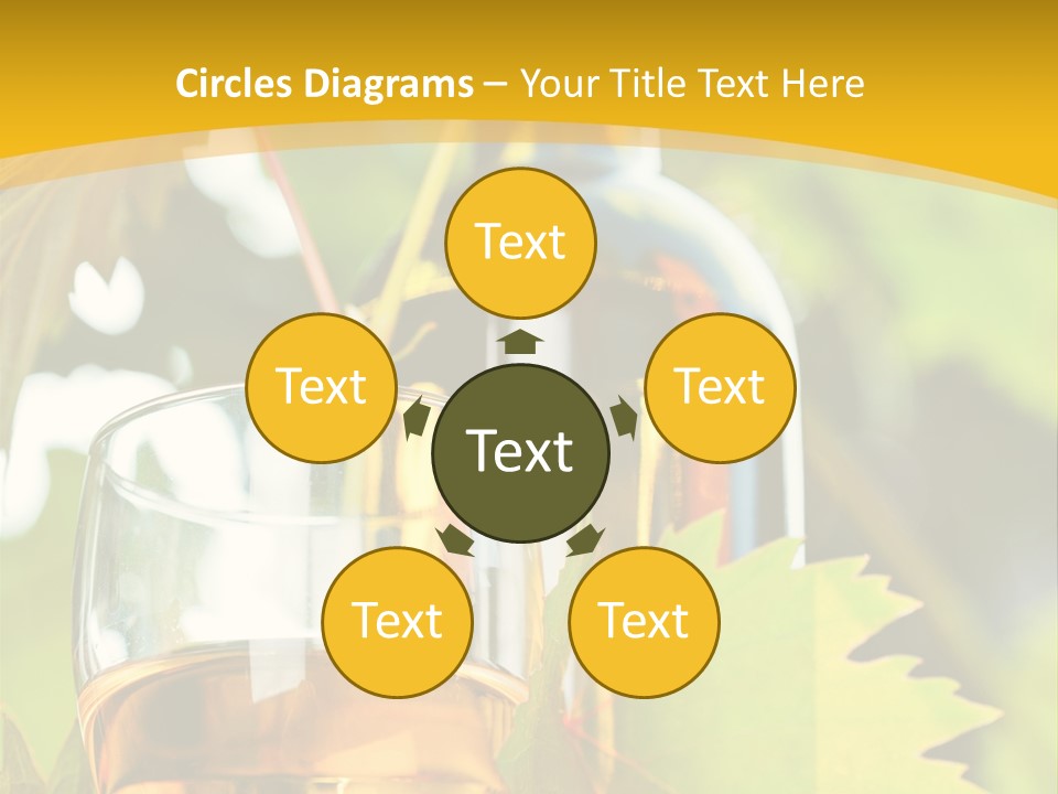 Harvest Vertical Plant PowerPoint Template