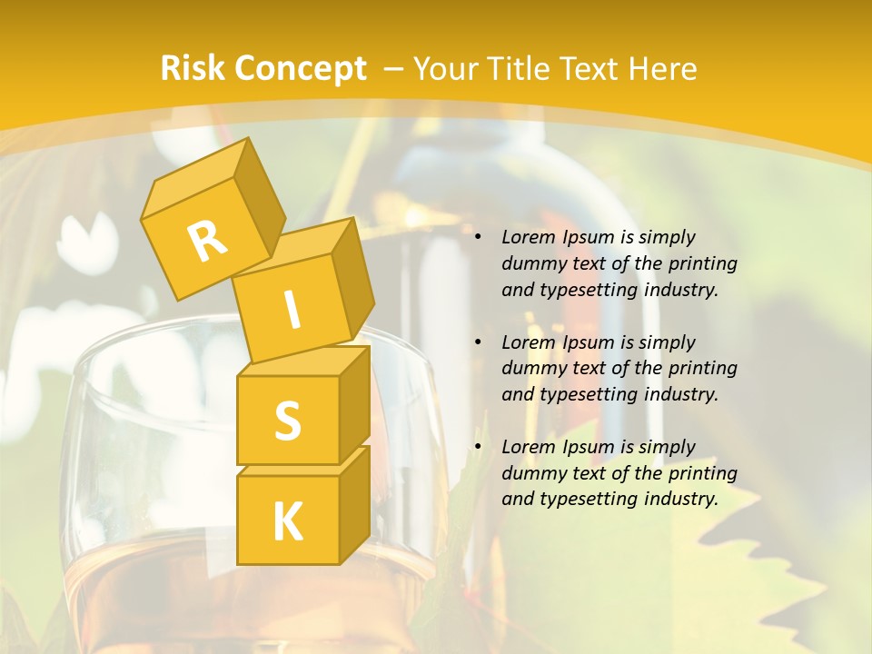 Harvest Vertical Plant PowerPoint Template