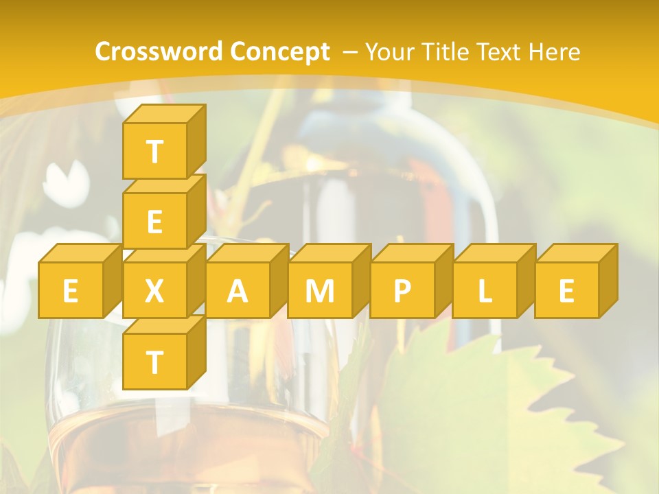 Harvest Vertical Plant PowerPoint Template