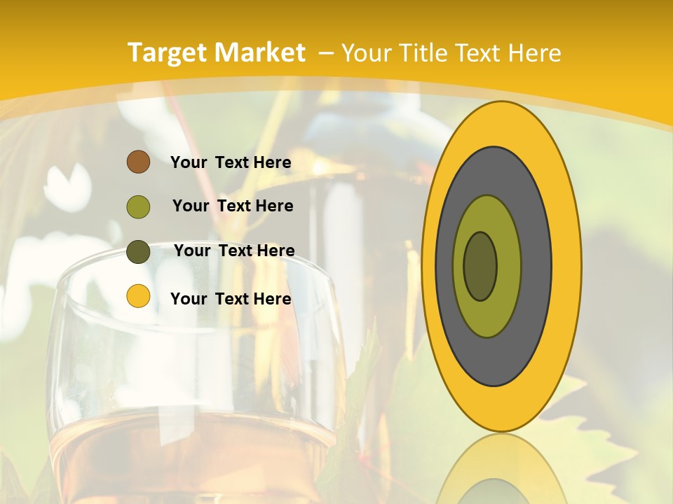 Harvest Vertical Plant PowerPoint Template