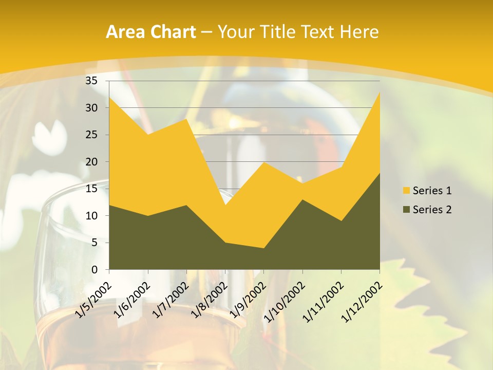 Harvest Vertical Plant PowerPoint Template
