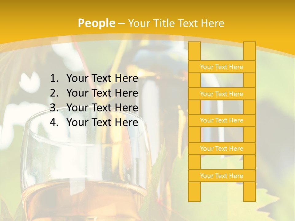Harvest Vertical Plant PowerPoint Template