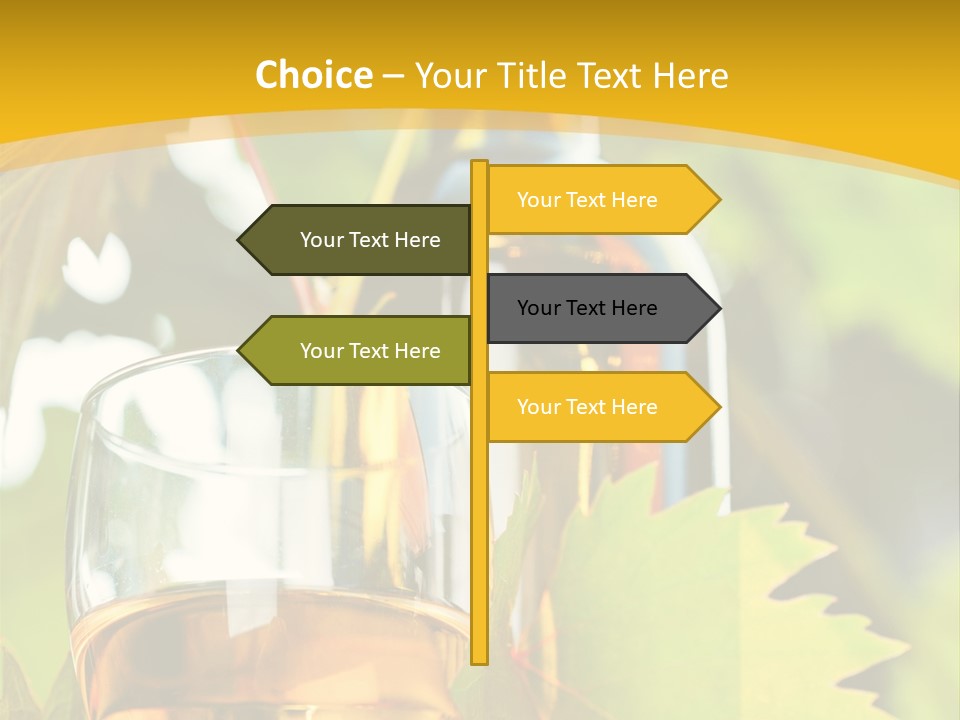 Harvest Vertical Plant PowerPoint Template