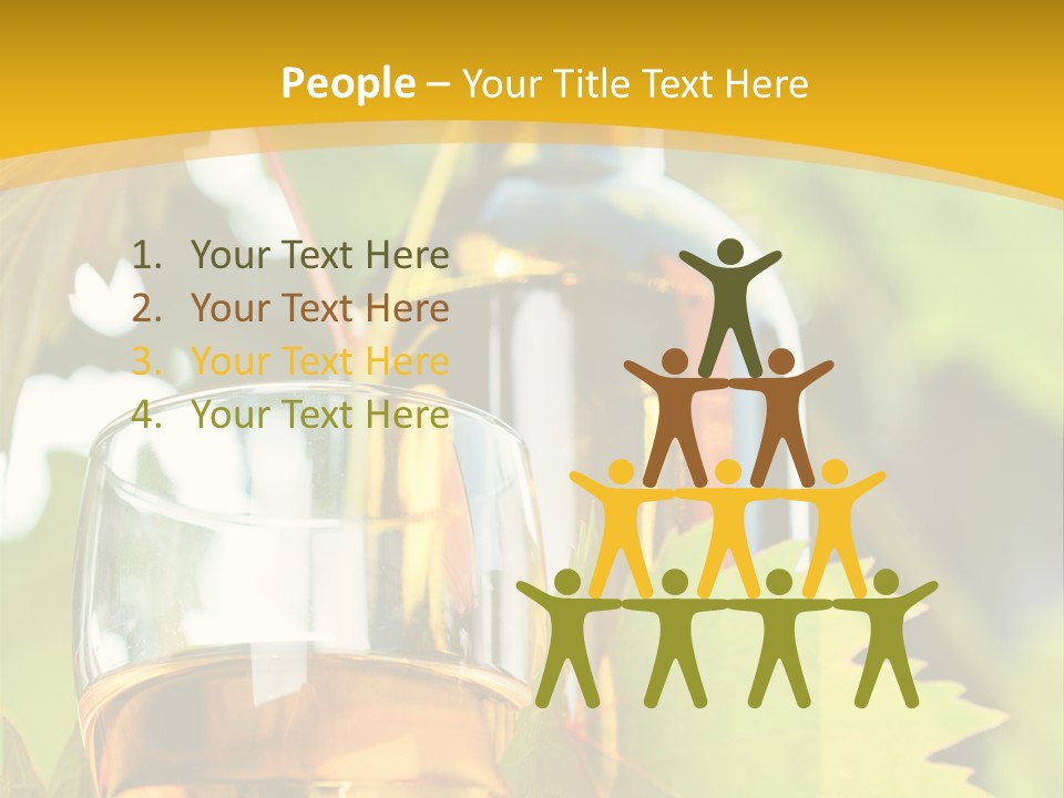 Harvest Vertical Plant PowerPoint Template