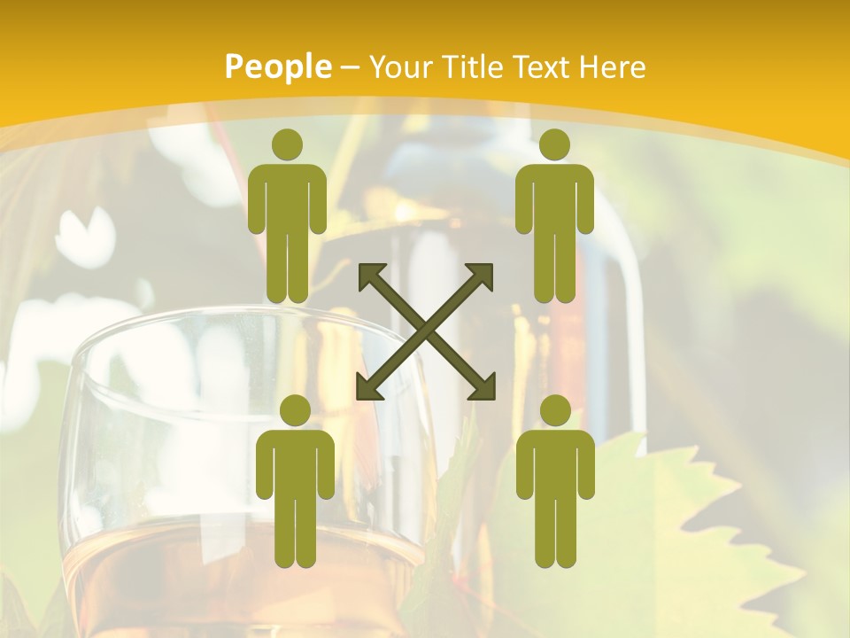 Harvest Vertical Plant PowerPoint Template